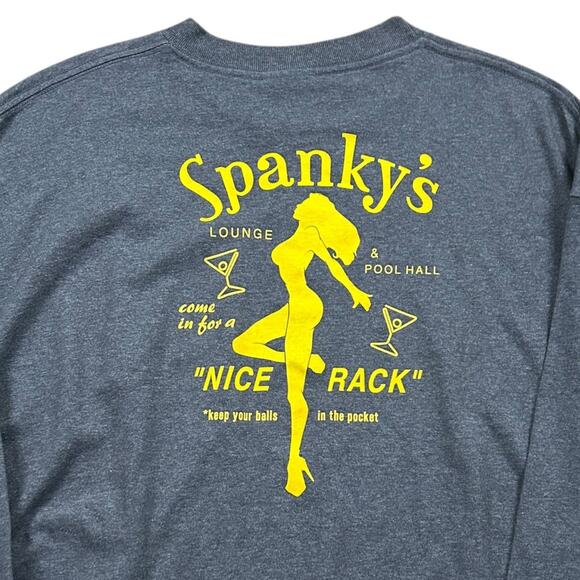 Spanky’s Y2K Lounge Novelty Long Sleeve Shirt - Picture 1 of 3